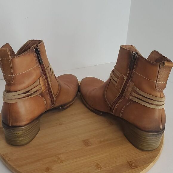 Pikolinos Zaragoza Women's Leather Ankle Booties Tassels Size 37 - Picture 8 of 16